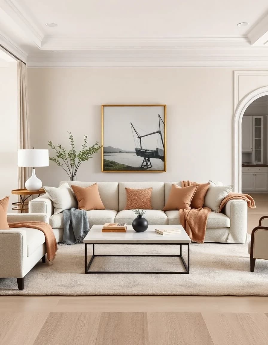 Quiet luxury style AI room design with understated elegance and premium materials